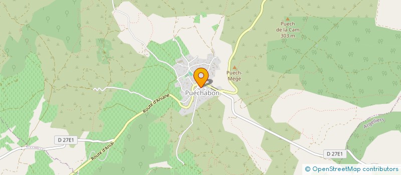 localisation de l'entreprise MONSIEUR CHRISTIAN MOULIN  PUECHABON