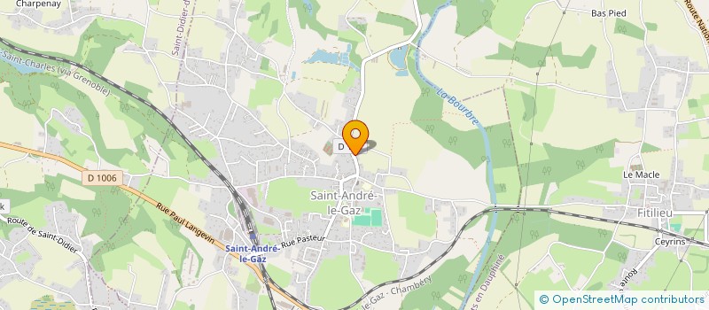 localisation de l'entreprise MONSIEUR CHRISTIAN MOUNIER  SAINT-ANDRE-LE-GAZ