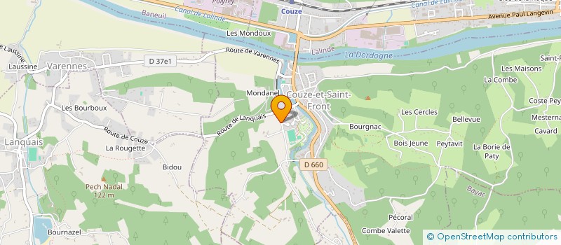 localisation de l'entreprise MONSIEUR CHRISTIAN MOURET  COUZE-ET-SAINT-FRONT