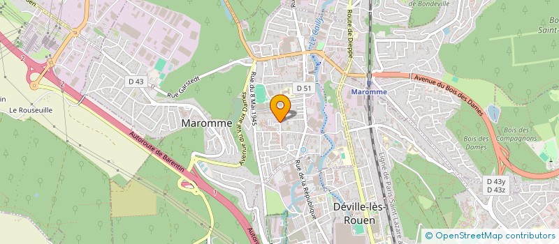 localisation de l'entreprise MONSIEUR CHRISTIAN MOURRAIN  MAROMME