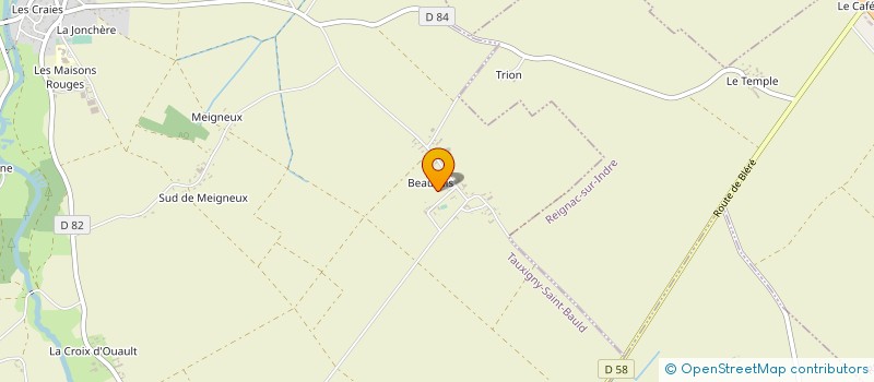 localisation de l'entreprise MONSIEUR CHRISTIAN MOURU  TAUXIGNY-SAINT-BAULD