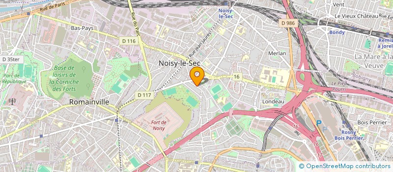 localisation de l'entreprise MONSIEUR CHRISTIAN MOUSSEAU à NOISY-LE-SEC