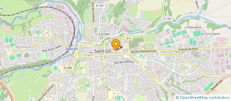 localisation de l'entreprise MONSIEUR CHRISTIAN MOUTARDE  SAINT-LO