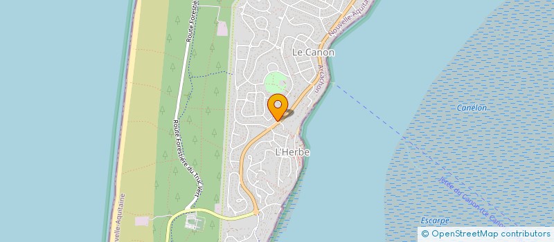 localisation de l'entreprise MONSIEUR CHRISTIAN MOUTIC à LEGE-CAP-FERRET