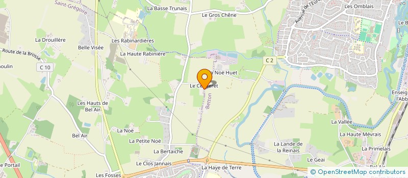 localisation de l'entreprise MONSIEUR CHRISTIAN MOYA BOZO  SAINT-GREGOIRE