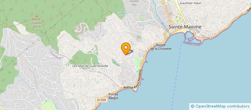 localisation de l'entreprise MONSIEUR CHRISTIAN MUGNIER à SAINTE-MAXIME