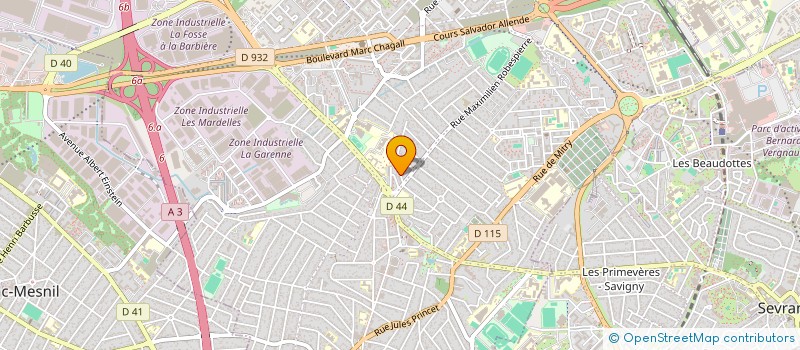 localisation de l'entreprise MONSIEUR CHRISTIAN MUNOZ  AULNAY-SOUS-BOIS