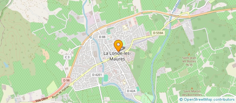 localisation de l'entreprise MONSIEUR CHRISTIAN MUNOZ à LA LONDE-LES-MAURES