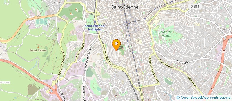 localisation de l'entreprise MONSIEUR CHRISTIAN MURAT  SAINT-ETIENNE