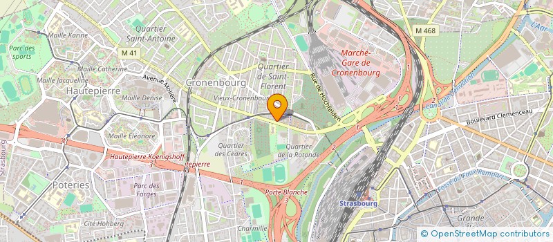 localisation de l'entreprise MONSIEUR CHRISTIAN NARDIN à STRASBOURG