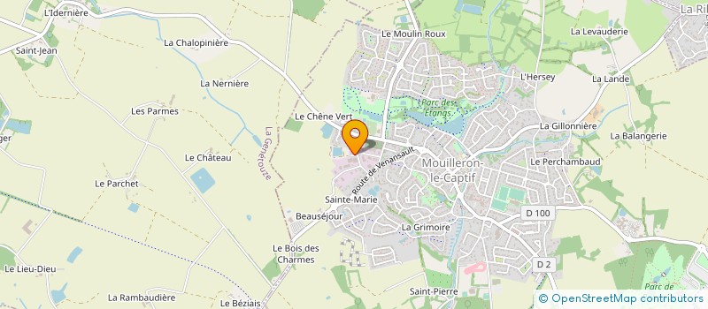localisation de l'entreprise MONSIEUR CHRISTIAN NAULLEAU à MOUILLERON-LE-CAPTIF