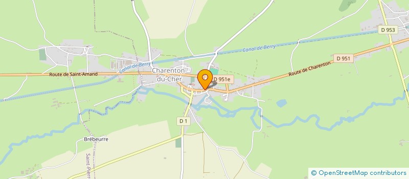 localisation de l'entreprise MONSIEUR CHRISTIAN NAVEAU  CHARENTON-DU-CHER