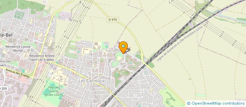 localisation de l'entreprise MONSIEUR CHRISTIAN NEGLO  GONESSE