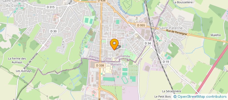localisation de l'entreprise MONSIEUR CHRISTIAN NGUYEN à ALENCON