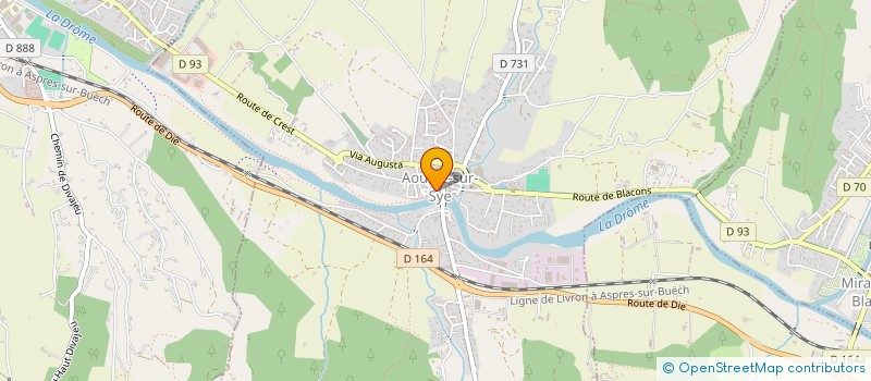 localisation de l'entreprise MONSIEUR CHRISTIAN NICOLAI  AOUSTE-SUR-SYE