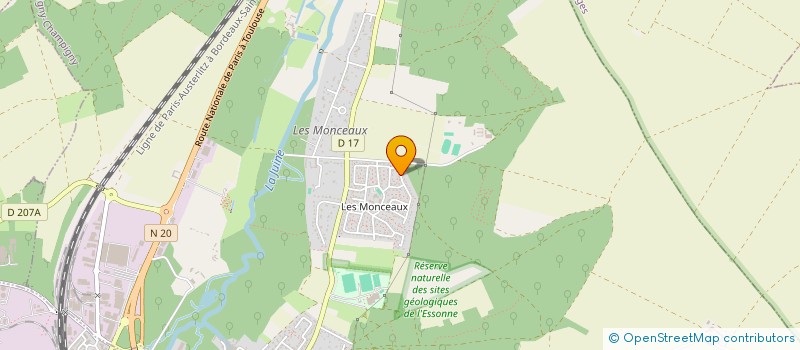 localisation de l'entreprise MONSIEUR CHRISTIAN NICOLAS à MORIGNY-CHAMPIGNY