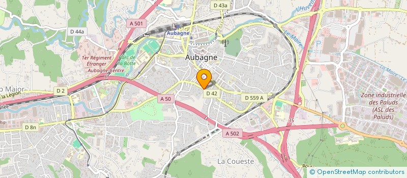 localisation de l'entreprise MONSIEUR CHRISTIAN NICOLI à AUBAGNE