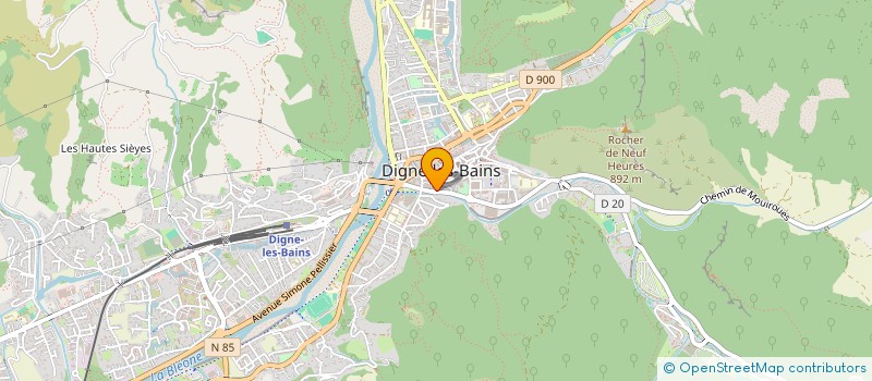 localisation de l'entreprise MONSIEUR CHRISTIAN NICOLLE  DIGNE-LES-BAINS