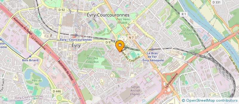 localisation de l'entreprise MONSIEUR CHRISTIAN NIGNON  EVRY-COURCOURONNES