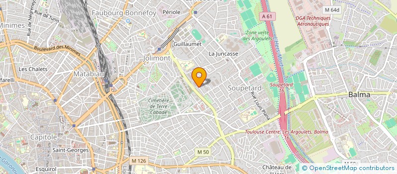 localisation de l'entreprise MONSIEUR CHRISTIAN NITARD à TOULOUSE