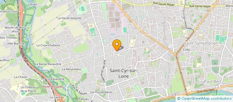 localisation de l'entreprise MONSIEUR CHRISTIAN NOBILLEAU  SAINT-CYR-SUR-LOIRE