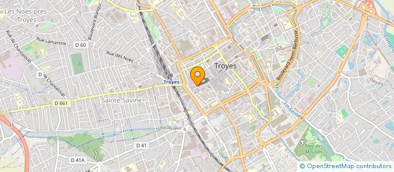 localisation de l'entreprise MONSIEUR CHRISTIAN NOE  TROYES