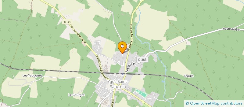 localisation de l'entreprise MONSIEUR CHRISTIAN NOLIBOIS  YGOS-SAINT-SATURNIN