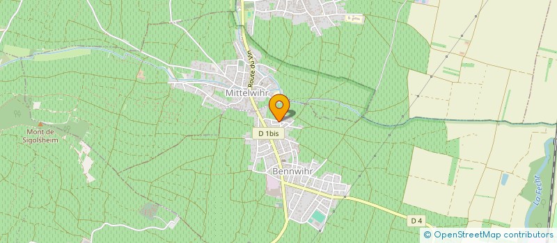 localisation de l'entreprise MONSIEUR CHRISTIAN NOTHDURFT  BENNWIHR