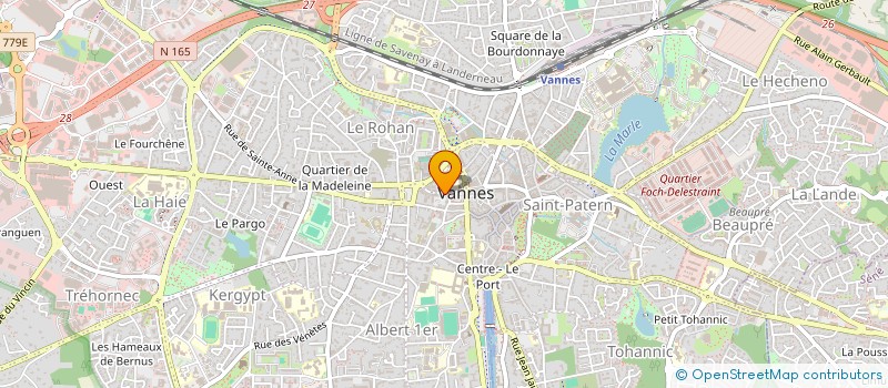 localisation de l'entreprise MONSIEUR CHRISTIAN NOUAILLES à VANNES