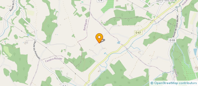 localisation de l'entreprise MONSIEUR CHRISTIAN NOVARINO  CASTERA-BOUZET