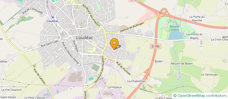 localisation de l'entreprise MONSIEUR CHRISTIAN NTSILA à LOUDEAC