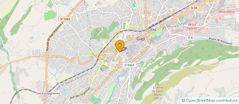localisation de l'entreprise MONSIEUR CHRISTIAN NUCIDA  GAP