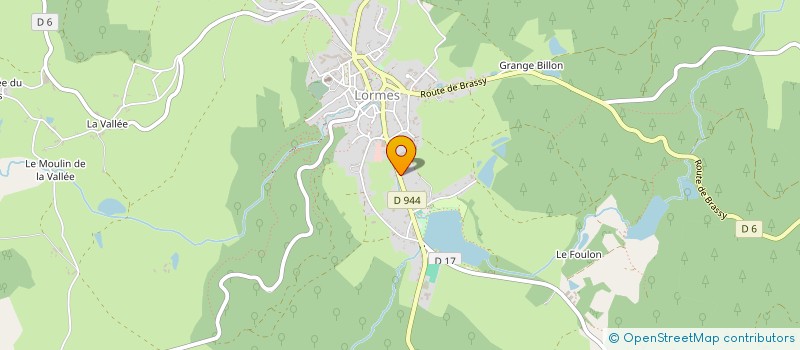 localisation de l'entreprise MONSIEUR CHRISTIAN NUYTTEN  LORMES