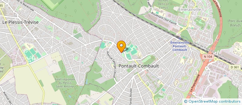 localisation de l'entreprise MONSIEUR CHRISTIAN NZAMBI à PONTAULT-COMBAULT