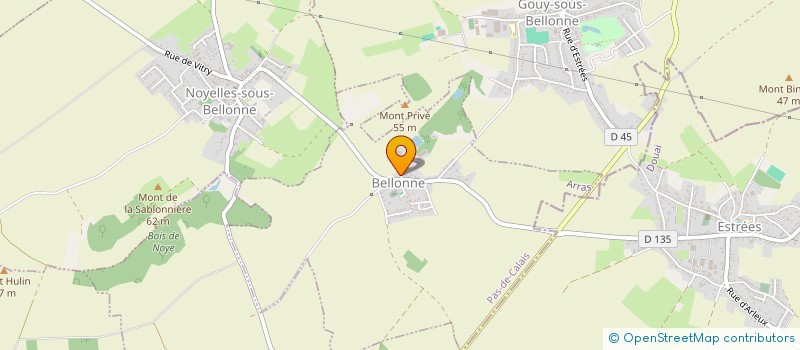 localisation de l'entreprise MONSIEUR CHRISTIAN OBIN  BELLONNE