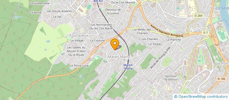 localisation de l'entreprise MONSIEUR CHRISTIAN OECHSLI  MAREIL-MARLY