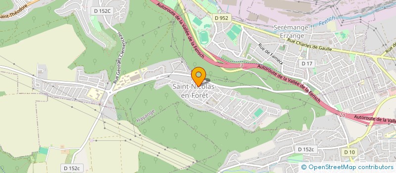 localisation de l'entreprise MONSIEUR CHRISTIAN OEHLER  HAYANGE