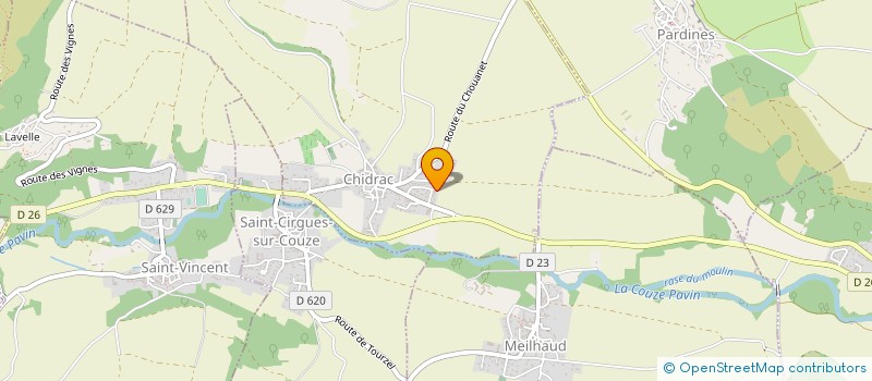 localisation de l'entreprise MONSIEUR CHRISTIAN OLIVIER  CHIDRAC