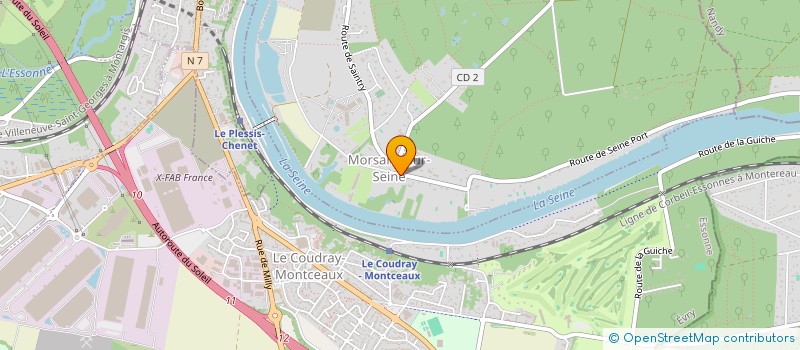 localisation de l'entreprise MONSIEUR CHRISTIAN OLLIVE à MORSANG-SUR-SEINE