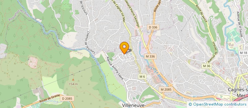 localisation de l'entreprise MONSIEUR CHRISTIAN OLLIVIER à VILLENEUVE-LOUBET