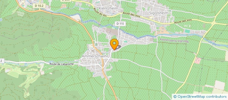 localisation de l'entreprise MONSIEUR CHRISTIAN OLTRA  AMMERSCHWIHR