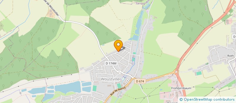 localisation de l'entreprise MONSIEUR CHRISTIAN OLTRA  WOUSTVILLER