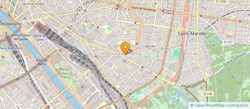 localisation de l'entreprise MONSIEUR CHRISTIAN OMODEO  PARIS