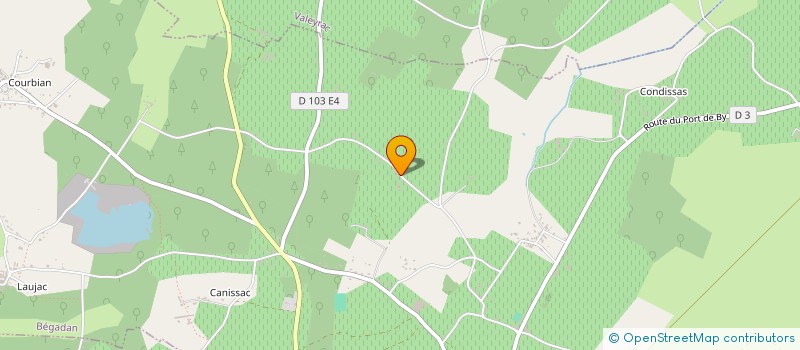 localisation de l'entreprise MONSIEUR CHRISTIAN ORELLI  BEGADAN