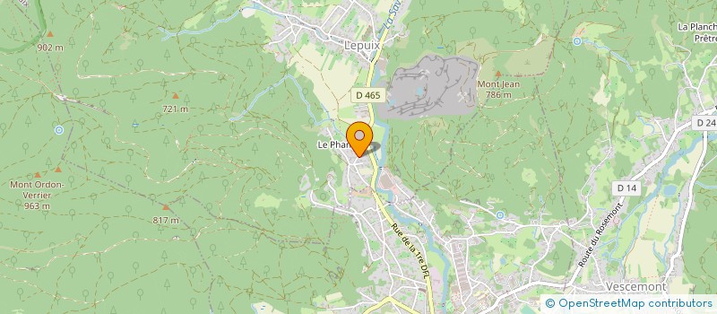 localisation de l'entreprise MONSIEUR CHRISTIAN ORLANDI à GIROMAGNY
