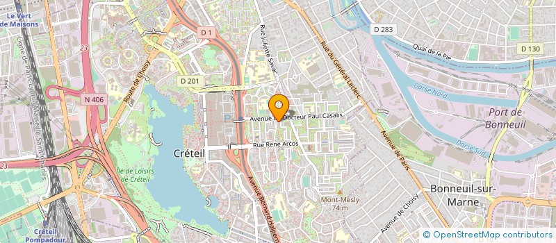 localisation de l'entreprise MONSIEUR CHRISTIAN ORSINI  CRETEIL