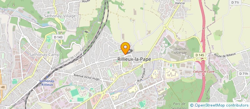 localisation de l'entreprise MONSIEUR CHRISTIAN OTABO DIKOBAT  RILLIEUX-LA-PAPE