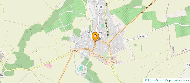 localisation de l'entreprise MONSIEUR CHRISTIAN OUDARD à VILLENAUXE-LA-GRANDE