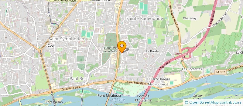 localisation de l'entreprise MONSIEUR CHRISTIAN OUVRARD  TOURS