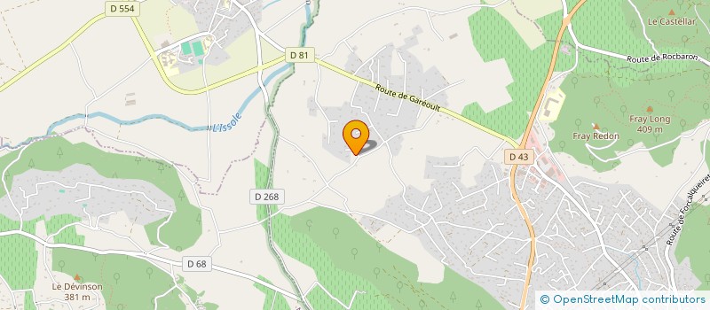 localisation de l'entreprise MONSIEUR CHRISTIAN OVISTE  FORCALQUEIRET